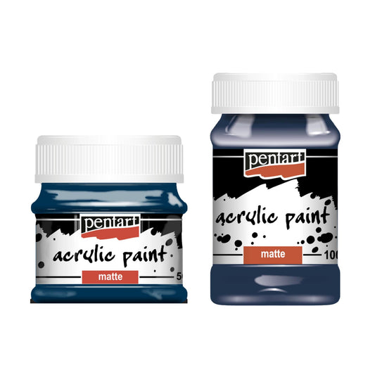 Indigo Blue | Acrylic Paint | Matte | Mixed Media | Pentart | 50ml and 100ml