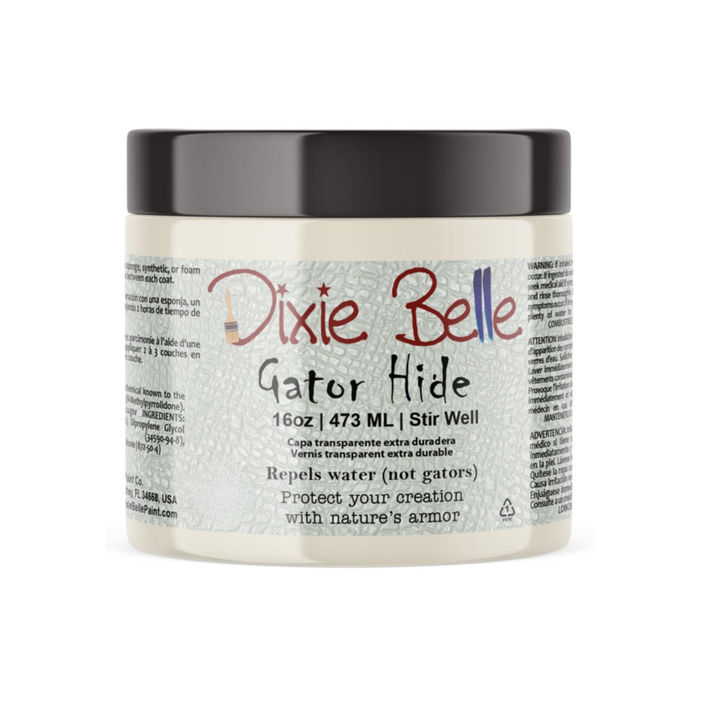 Gator Hide 2 Sizes | Water-repellent Sealer | toughest Top Coat | Dixie Belle Paint Company | 16oz or 32oz