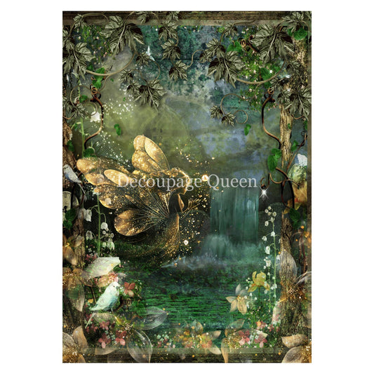 In The Glade | Rice Paper Decoupage | Designed In The USA | Printed In Italy | Decoupage Queen | 2 Sizes
