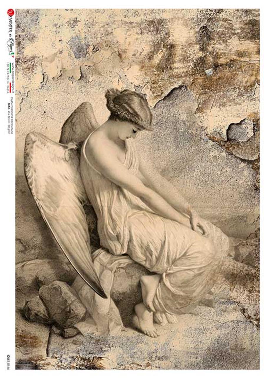 Celestial Angel 3 | Rice Paper Decoupage | Paper Designs 0166 | A4