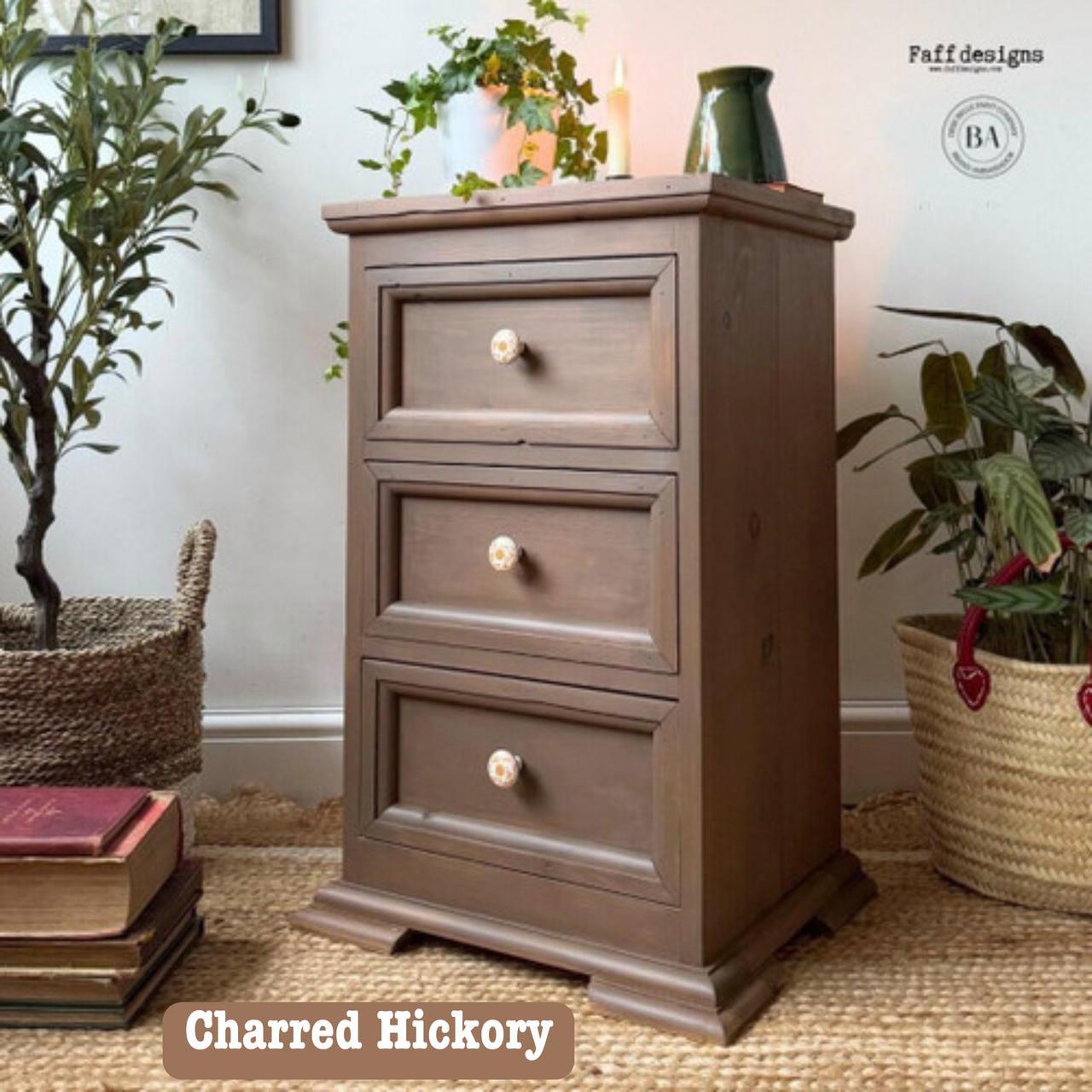 Charred Hickory Voodoo Gel Stain | Dixie Belle Paint Company  | Water Based Stain | Furniture and Crafting Stain | 8oz