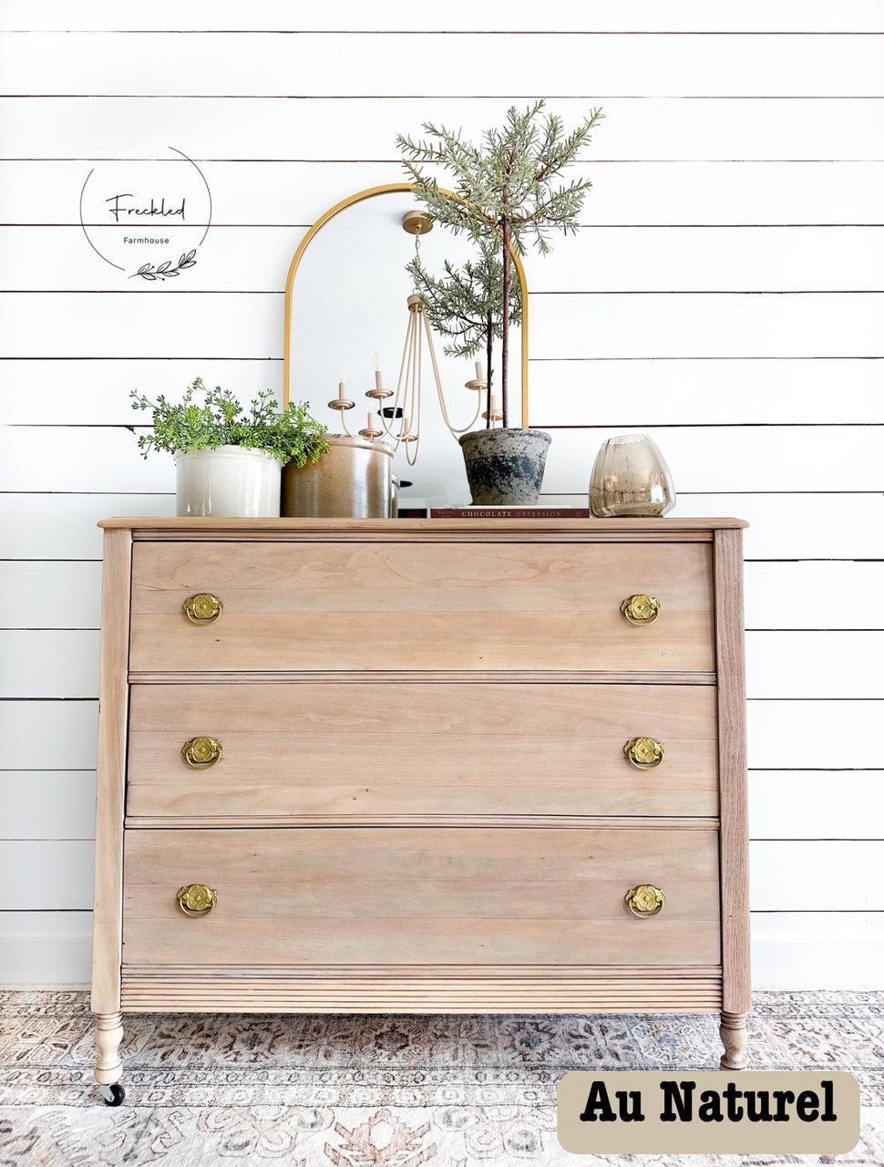 Au Naturel | Voodoo Gel Stain | Dixie Belle Paint Company | Water Based Stain | Furniture and Crafting Stain | 8oz