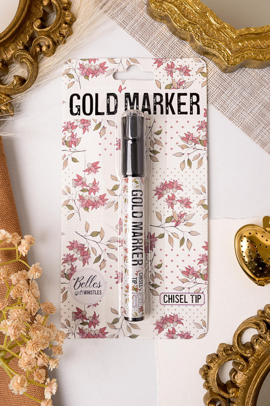 Gold Paint Pen Marker | Dixie Belle Paint Company | Mixed Media
