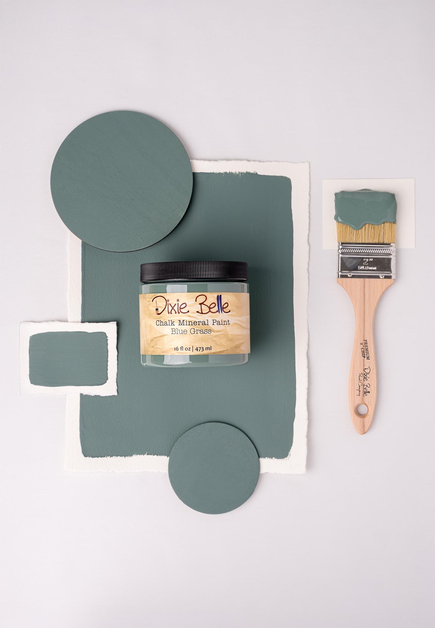 Blue Grass 4oz or 8oz | Southern Roots Collection | Dixie Belle Paint | No VOC | Chalk Mineral Paint for Furniture | Water Based Paint