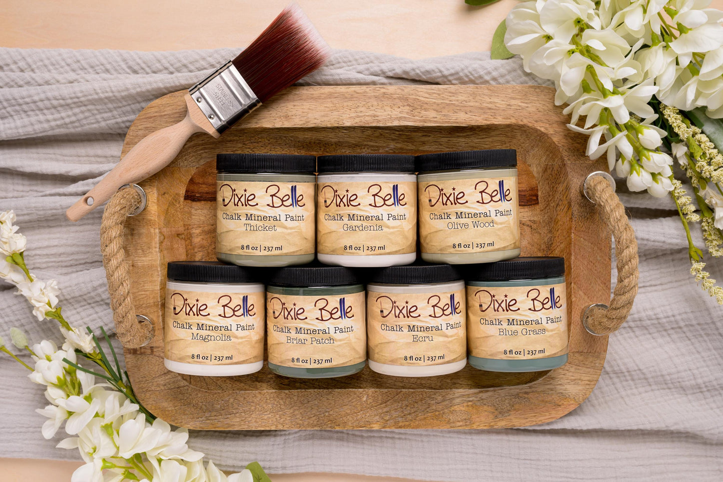 Blue Grass 4oz or 8oz | Southern Roots Collection | Dixie Belle Paint | No VOC | Chalk Mineral Paint for Furniture | Water Based Paint