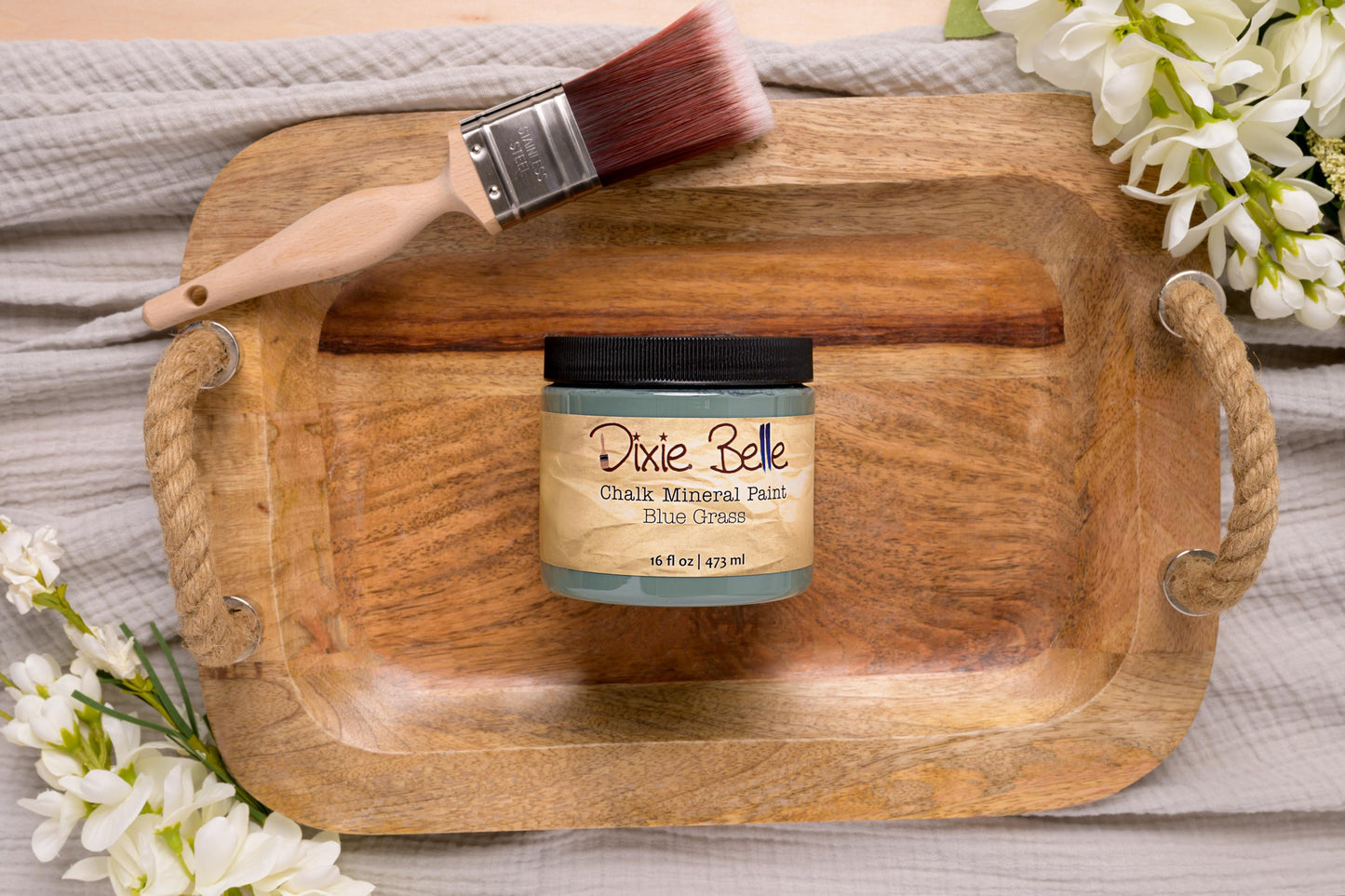 Blue Grass 4oz or 8oz | Southern Roots Collection | Dixie Belle Paint | No VOC | Chalk Mineral Paint for Furniture | Water Based Paint