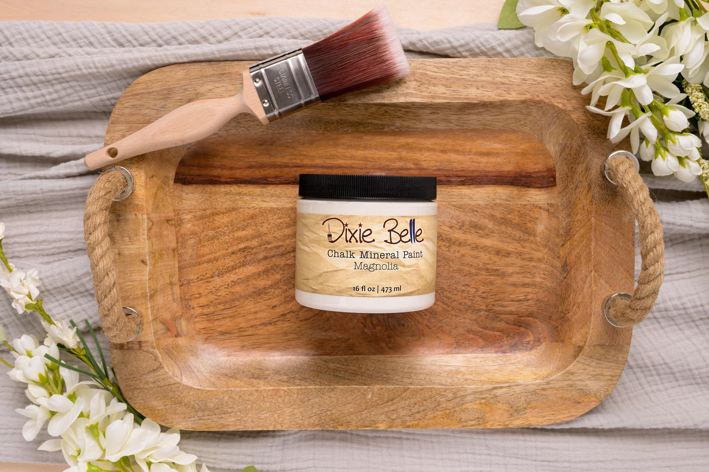 Magnolia 4oz or 8oz | Southern Roots Collection | Dixie Belle Paint | No VOC | Chalk Mineral Paint for Furniture | Water Based Paint