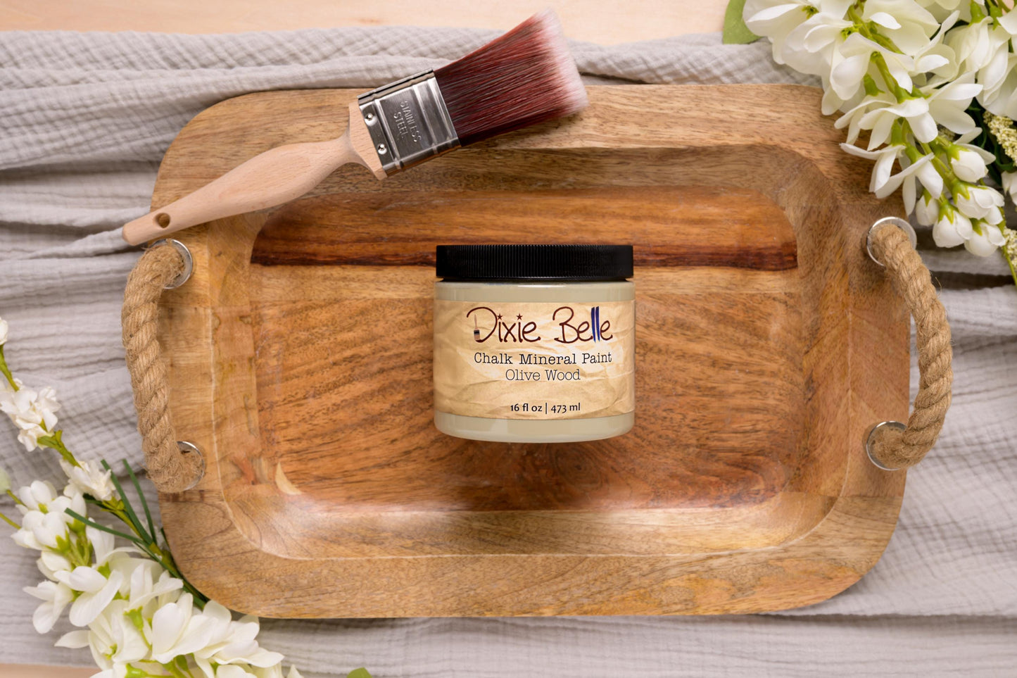 Olive Wood Chalk Mineral Paint Dixie Belle Southern Roots Collection No VOC 4oz 8oz