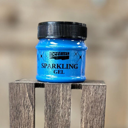 Blue Silver | Pentart Sparkling Gel | Mixed Media | 50ml