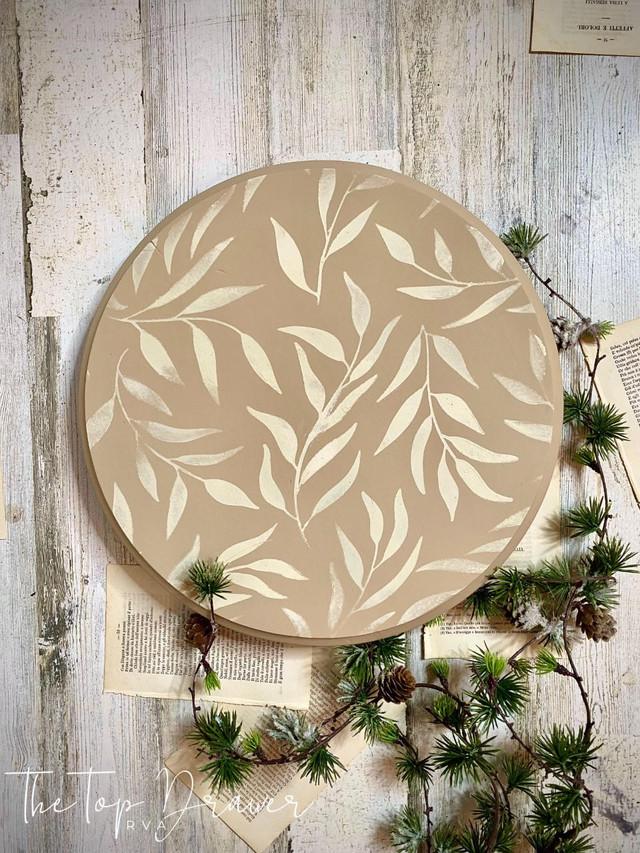 Leaf Me Alone | Large Stencil | Dixie Belle Paint | Belles and Whistles | 10mil