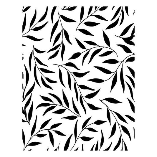 Leaf Me Alone | Large Stencil | Dixie Belle Paint | Belles and Whistles | 10mil