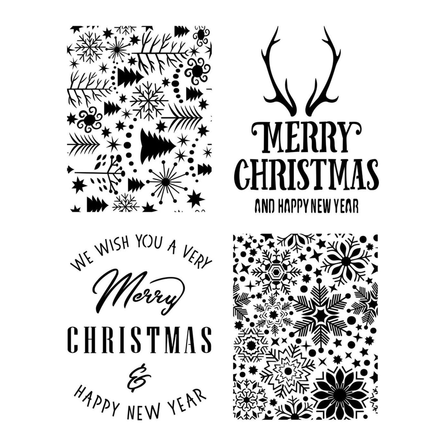 Christmas Cheer Stencil | Dixie Belle Paint | Belles and Whistles | 10mil