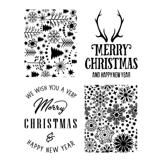 Christmas Cheer Stencil | Dixie Belle Paint | Belles and Whistles | 10mil