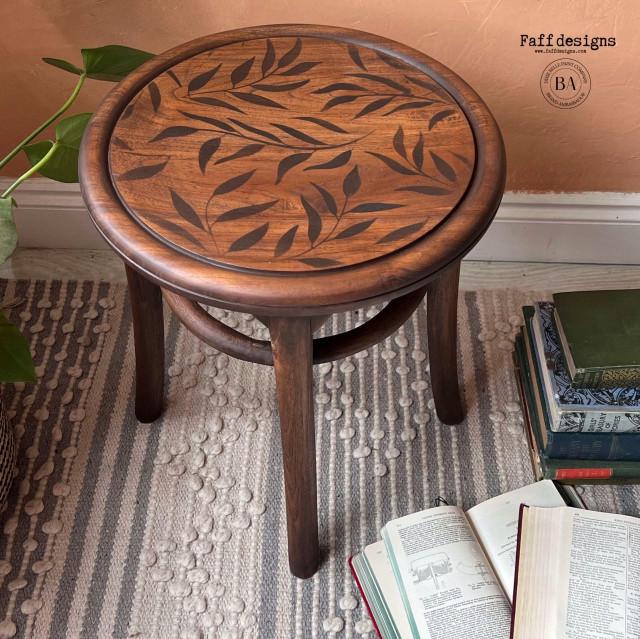 Leaf Me Alone | Large Stencil | Dixie Belle Paint | Belles and Whistles | 10mil