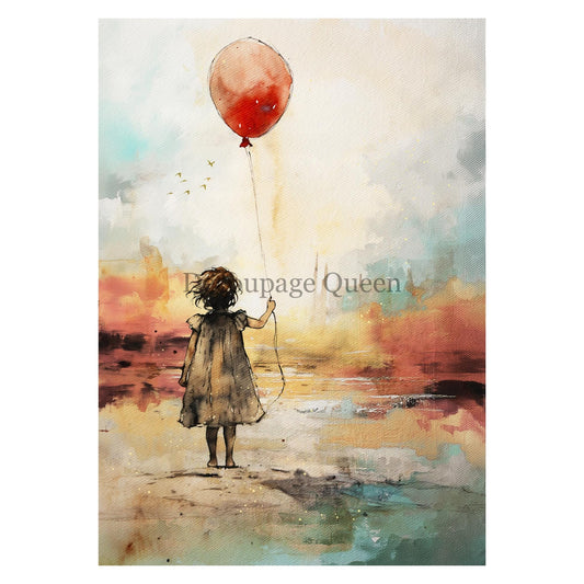 Oh The Places You'll Go | Andy Skinner | Rice Paper Decoupage | Decoupage Queen | 2 Sizes