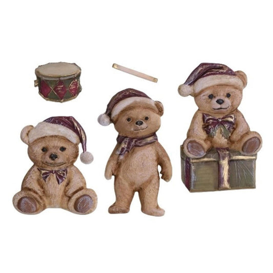 Teddy Bers | Décor Silicone Mould | LaBlanche |  8" x 5" | Limited Edition