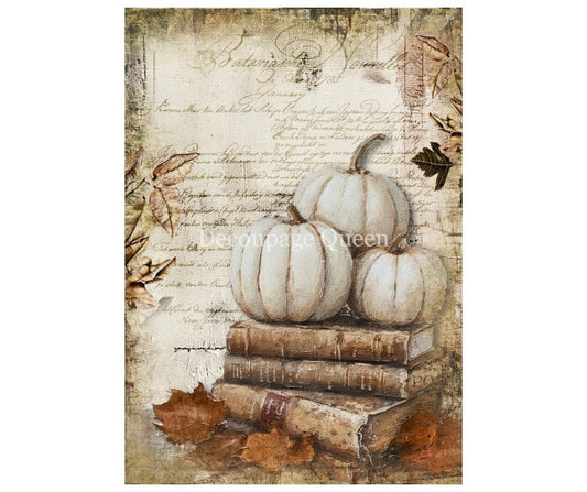 Cottage Pumpkin II | Rice Paper Decoupage | Decoupage Queen | A4