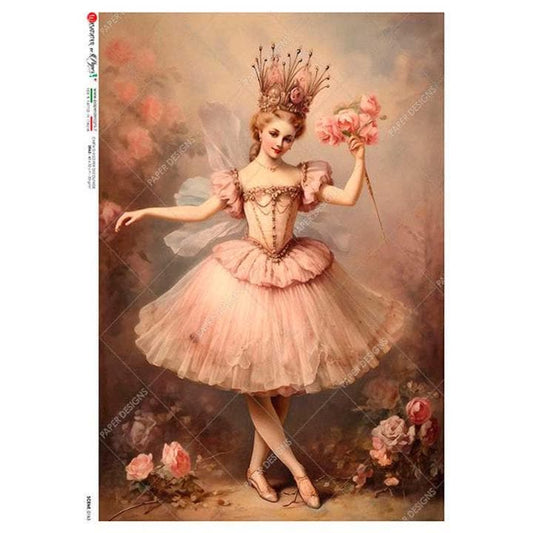 Ballerina Princess | Rice Paper Decoupage | Paper Designs 0163 | A4