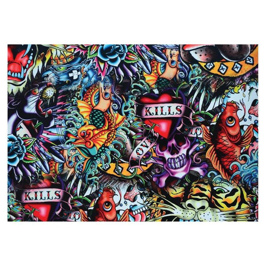 Vintage Tattoo | Rice Paper Decoupage | Dixie Belle Paint Company | Belles and Whistles | A1 | 23.39" x 33.11"