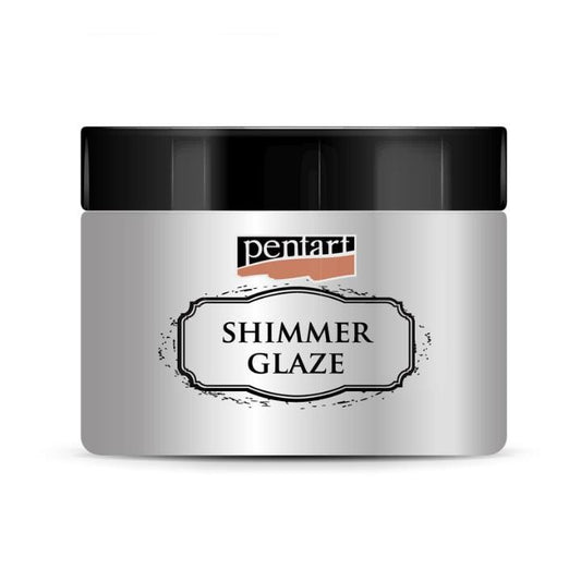 Silver Shimmer Glaze | Pentart | Mixed Media | 150ml