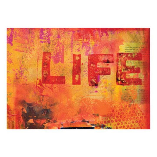 Life | Rice Paper Decoupage | Dixie Belle Paint Company | Belles and Whistles | A1 | 23.39" x 33.11"