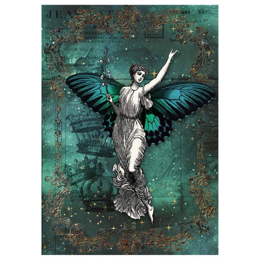 Fairy Queen | Rice Paper Decoupage | Decoupage Queen | 2 Sizes | RETIRED and LIMITED SUPPLY