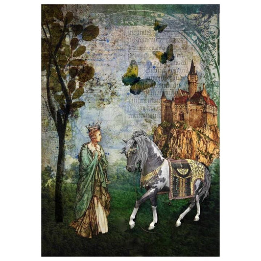 Story Book | Rice Paper Decoupage | Decoupage Queen | 2 Sizes | RETIRED and LIMITED SUPPLY