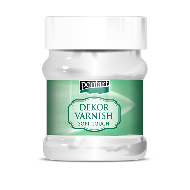 Soft Touch Dekor Varnish | Water Based | Pentart | Mixed Media | 100ml